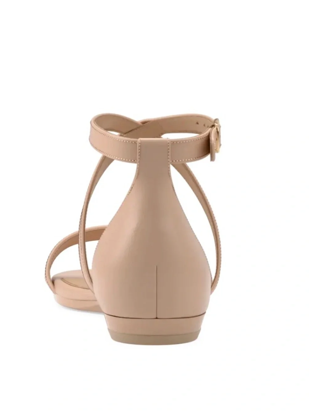Pashion Footwear Convertible Heels Size 7.5 Sand Leather Sandals Flats